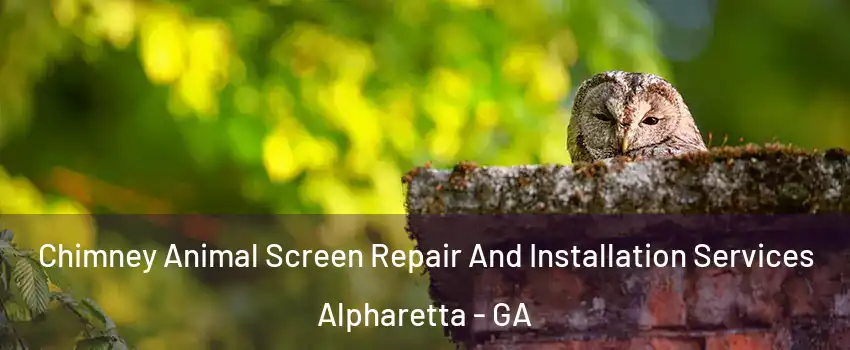  Chimney Animal Screen Repair And Installation Services Alpharetta - GA