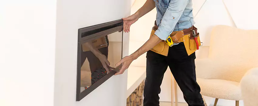 Metal Fireplace Installation in Alpharetta, Georgia