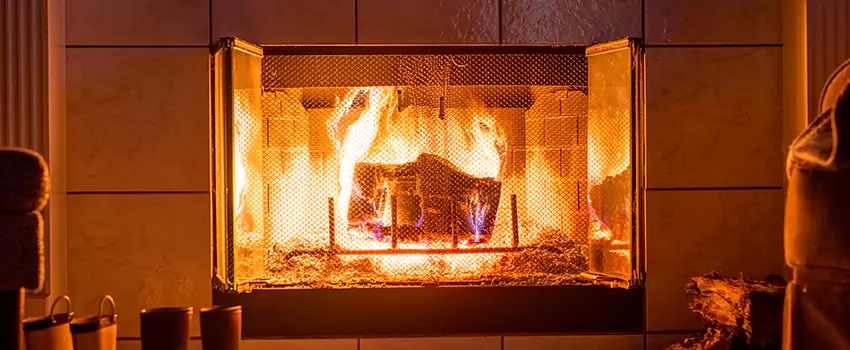 Mendota Hearth Landscape Fireplace Installation in Alpharetta, Georgia