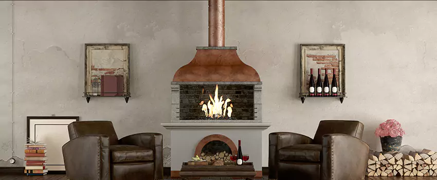 Thelin Hearth Products Providence Pellet Insert Fireplace Installation in Alpharetta, GA