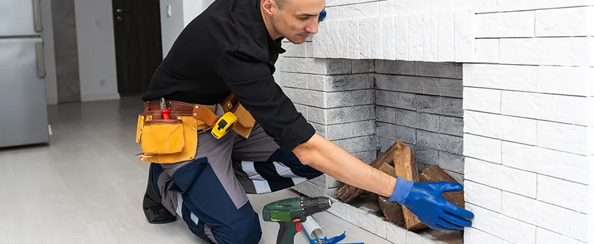 Fireplace Damaged Damper Frame Repair Services in Alpharetta, Georgia