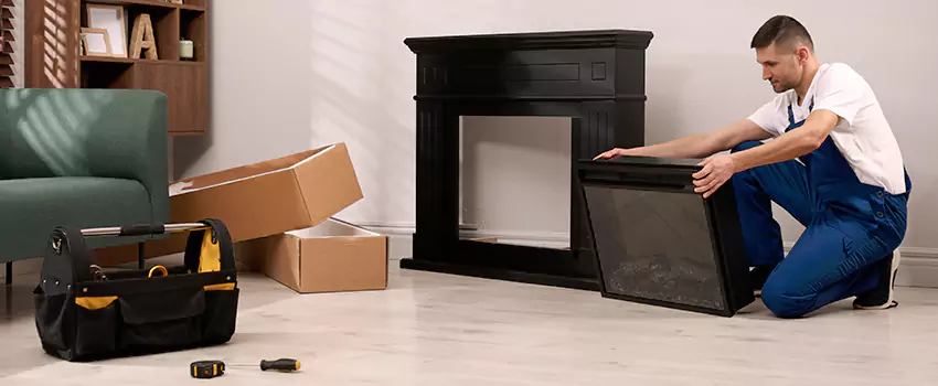 Old Rusted Metal Fireplace Repair And Replacement in Alpharetta, GA